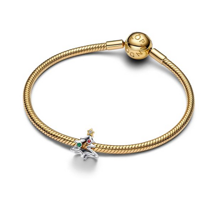 Pandora Christmas Tree Two-Tone Charm