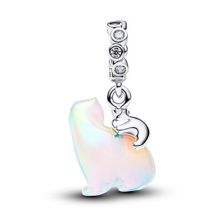 Pandora Polar Bear Mother & Cub Dangle Charm