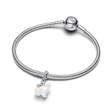 Pandora Polar Bear Mother & Cub Dangle Charm