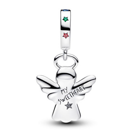 Pandora Gingerbread Angel Dangle Charm