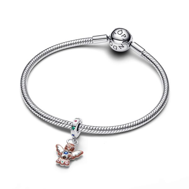 Pandora Gingerbread Angel Dangle Charm