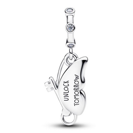 Pandora Moments Silver Winged Dangle Charm