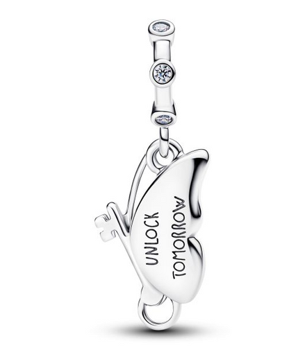 Pandora Moments Silver Winged Dangle Charm