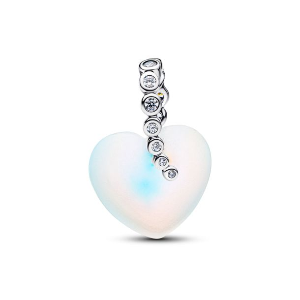 Pandora Shooting Star & Heart Dangle Charm