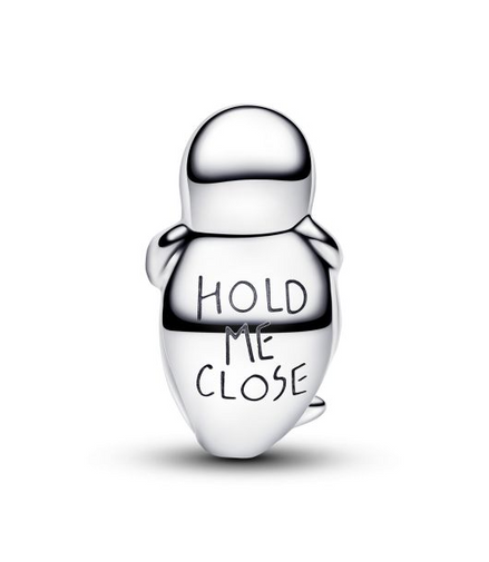 Pandora Moments Silver Iridescent Seal Charm