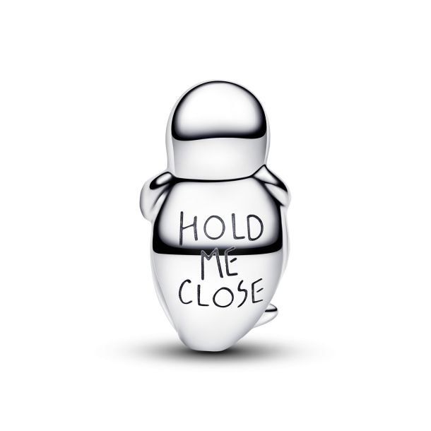 Pandora Moments Silver Iridescent Seal Charm