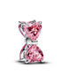 Pandora Moments Silver Sparkling Pink Bow Charm