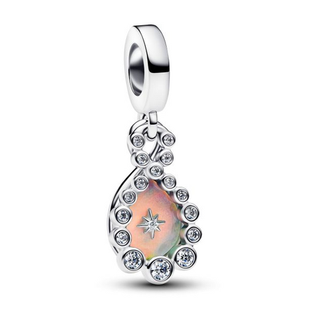 Pandora Opalescent Infinity Double Dangle Charm
