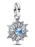 Pandora Disney Frozen Queen Elsa Snowflake Dangle Charm