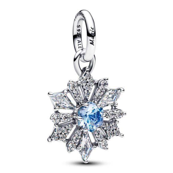 Pandora Disney Frozen Queen Elsa Snowflake Dangle Charm