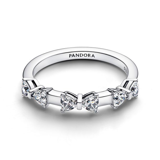 Pandora Bow Station Ring Size 7.5