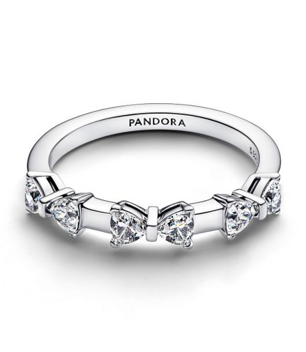 Pandora Bow Station Ring Size 7.5