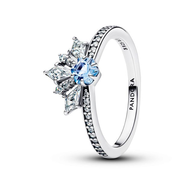 Pandora Disney Frozen Queen Elsa Tiara Ring Size 6