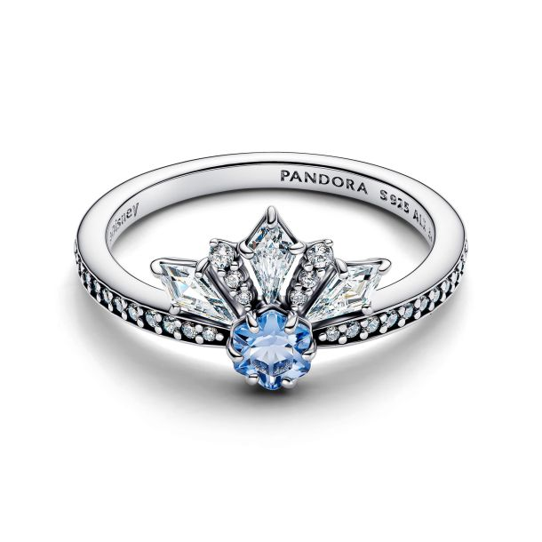 Pandora Disney Frozen Queen Elsa Tiara Ring Size 7