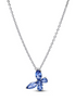 Pandora Blue Butterfly Pendant Necklace