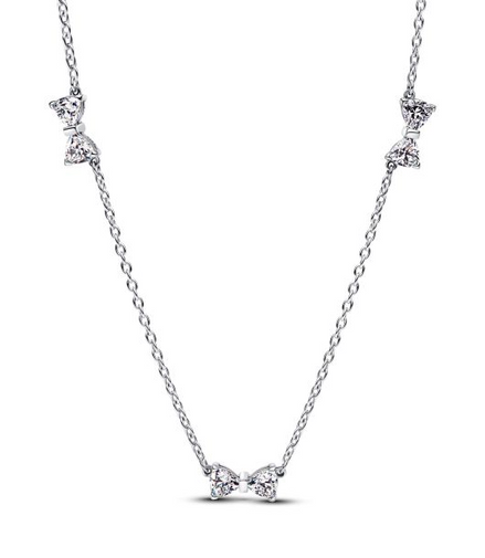 Pandora Bow Station Chain Necklace