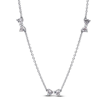 Pandora Bow Station Chain Necklace
