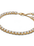 Pandora Sparkling Bold Gold-Plated Tennis Bracelet Size 20