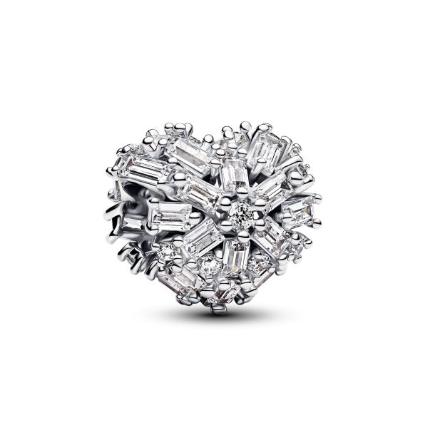Pandora Sparkling Heart Charm