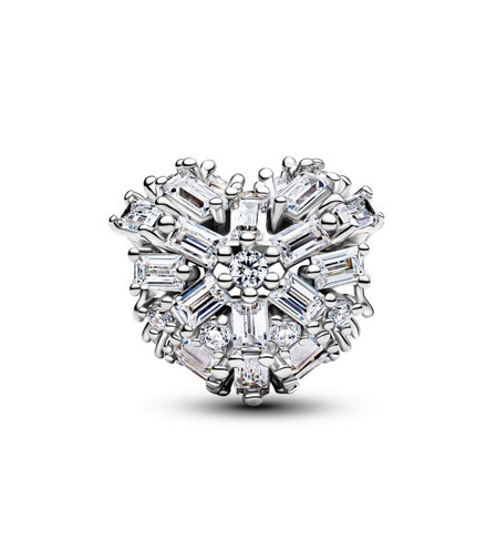 Pandora Sparkling Heart Charm