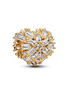 Pandora Sparkling Heart Gold-Plated Charm
