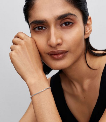 Pandora Sparkling Tennis Bracelet Size 18