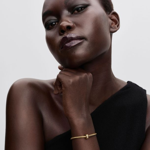 Pandora Disney Mickey & Minnie Mouse Gold-Plated Clip Charm