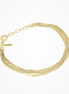 Desmos 18K Gold plated Spark Mutli-Stand Bracelet 7.25"