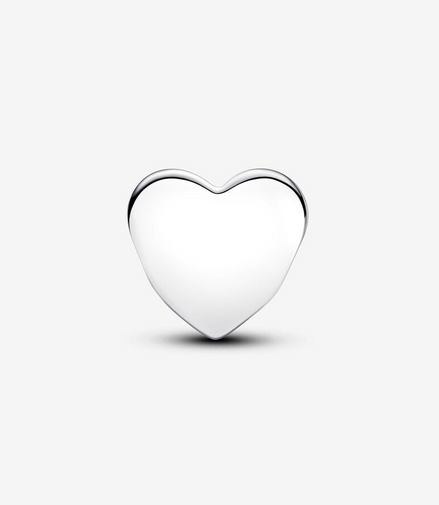 Pandora Moments Silver Pink Breast Cancer Ribbon Hope Heart Charm