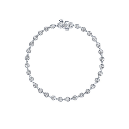 Lafonn 3.52 CTW Simulated Diamond Bezel Tennis Bracelet