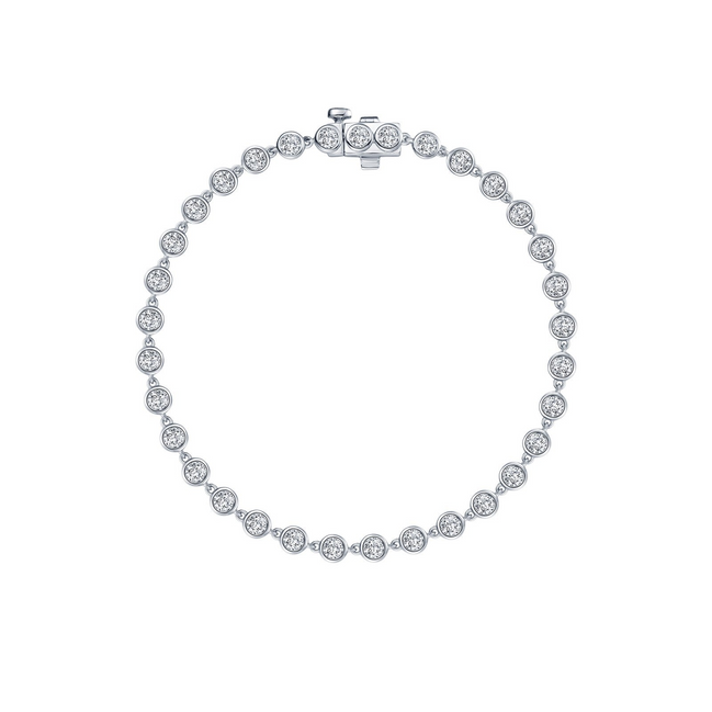 Lafonn 3.52 CTW Simulated Diamond Bezel Tennis Bracelet