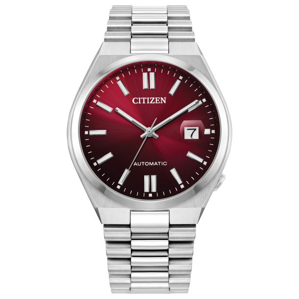 Citizen Tsuyosa Automatic Burgundy Dial Stainless Steel Bracelet