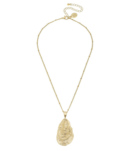Susan Shaw Dainty Oyster Shell Necklace