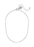 Susan Shaw Sterling Silver Small Paperclip Chain Necklace