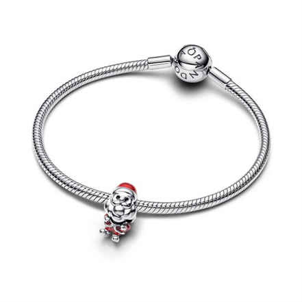Pandora Moments Playful Santa Charm
