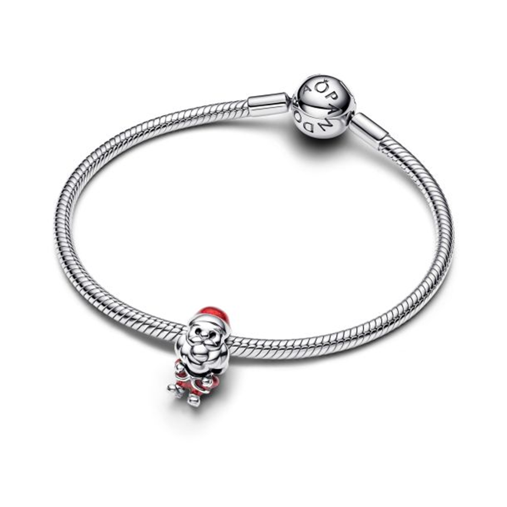 Pandora Moments Playful Santa Charm