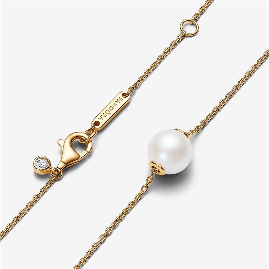 Pandora Timeless Treated Freshwater Cultured Pearl Collier Necklace