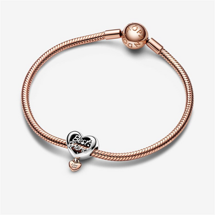Pandora Moments "Love You Best Friend"  Heart Charm
