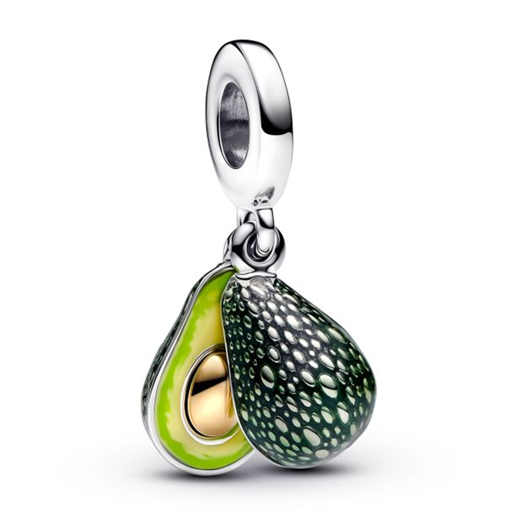 Pandora ME/Moments Avocado Double Gold-Plated Dangle Charm