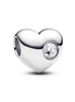Pandora Engravable Clear Stone Heart Charm