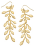 Susan Shaw Gold Vine Earrings