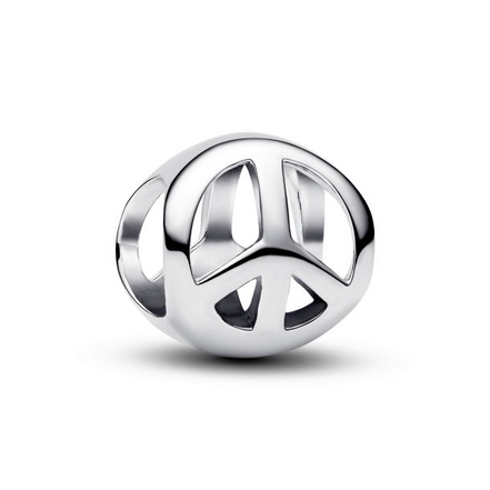 Pandora Moments Peace Symbol Mini Charm