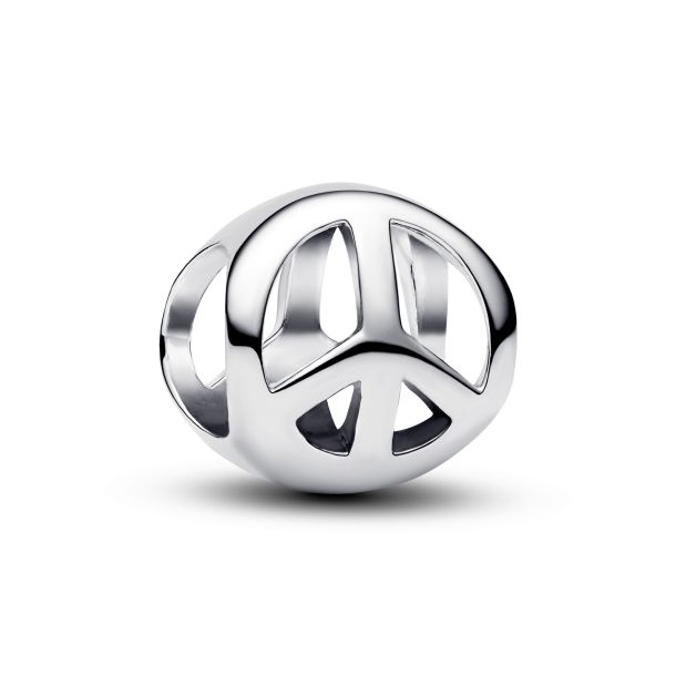 Pandora Moments Peace Symbol Mini Charm