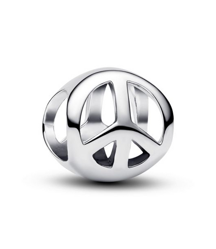 Pandora Moments Peace Symbol Mini Charm
