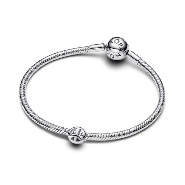 Pandora Moments Peace Symbol Mini Charm
