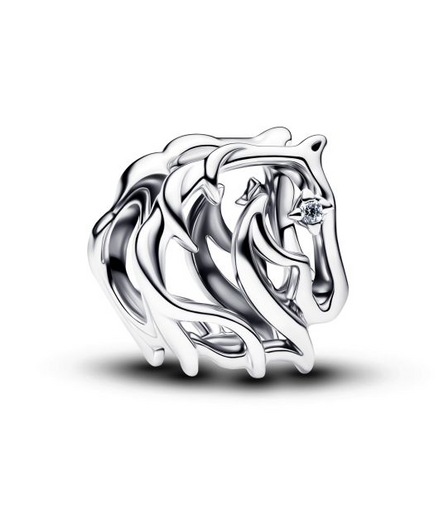 Pandora Moments Silver Horse Openwork Charm