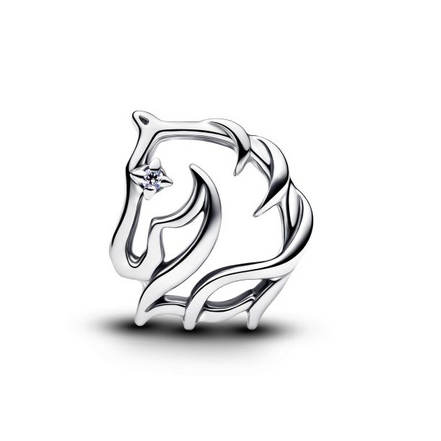 Pandora Moments Silver Horse Openwork Charm