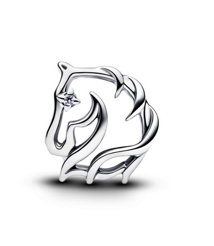 Pandora Moments Silver Horse Openwork Charm