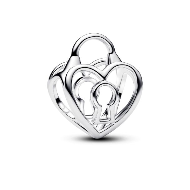 Pandora Moments Openwork Heart Padlock Charm