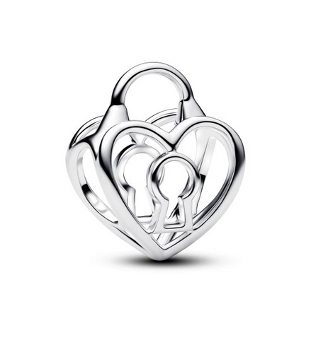 Pandora Moments Openwork Heart Padlock Charm